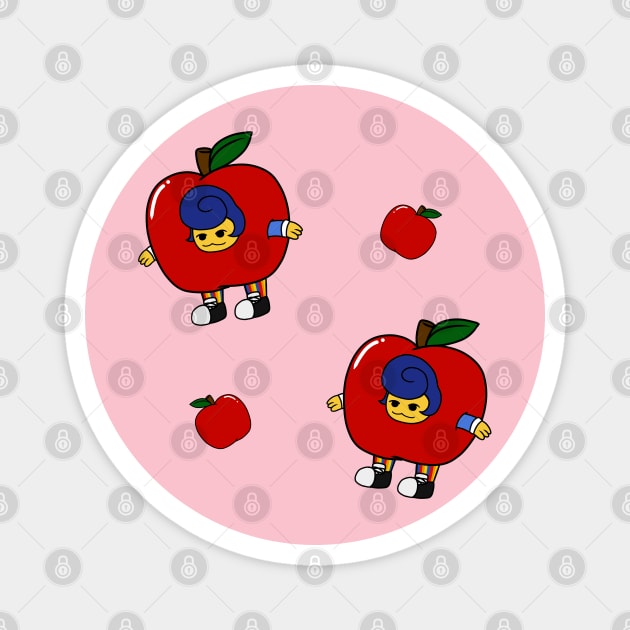 wally darling apple chibi Magnet by LillyTheChibi